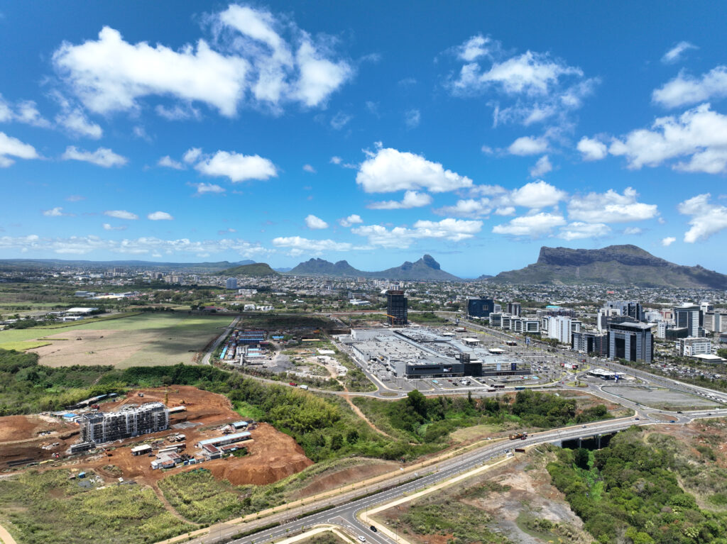 Professional and modern office spaces and premium residences at The Docks, offering flexible work environments and luxurious living in Port Louis and Ebene.